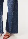 EXQUİSE YÜKSEL BEL FLARE DENİM PANTOLON