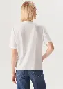 EXQUİSE FİYONK İŞLEMESİ DETAYLI BİSİKLET YAKA PAMUKLU REGULAR SİYAH T-SHIRT